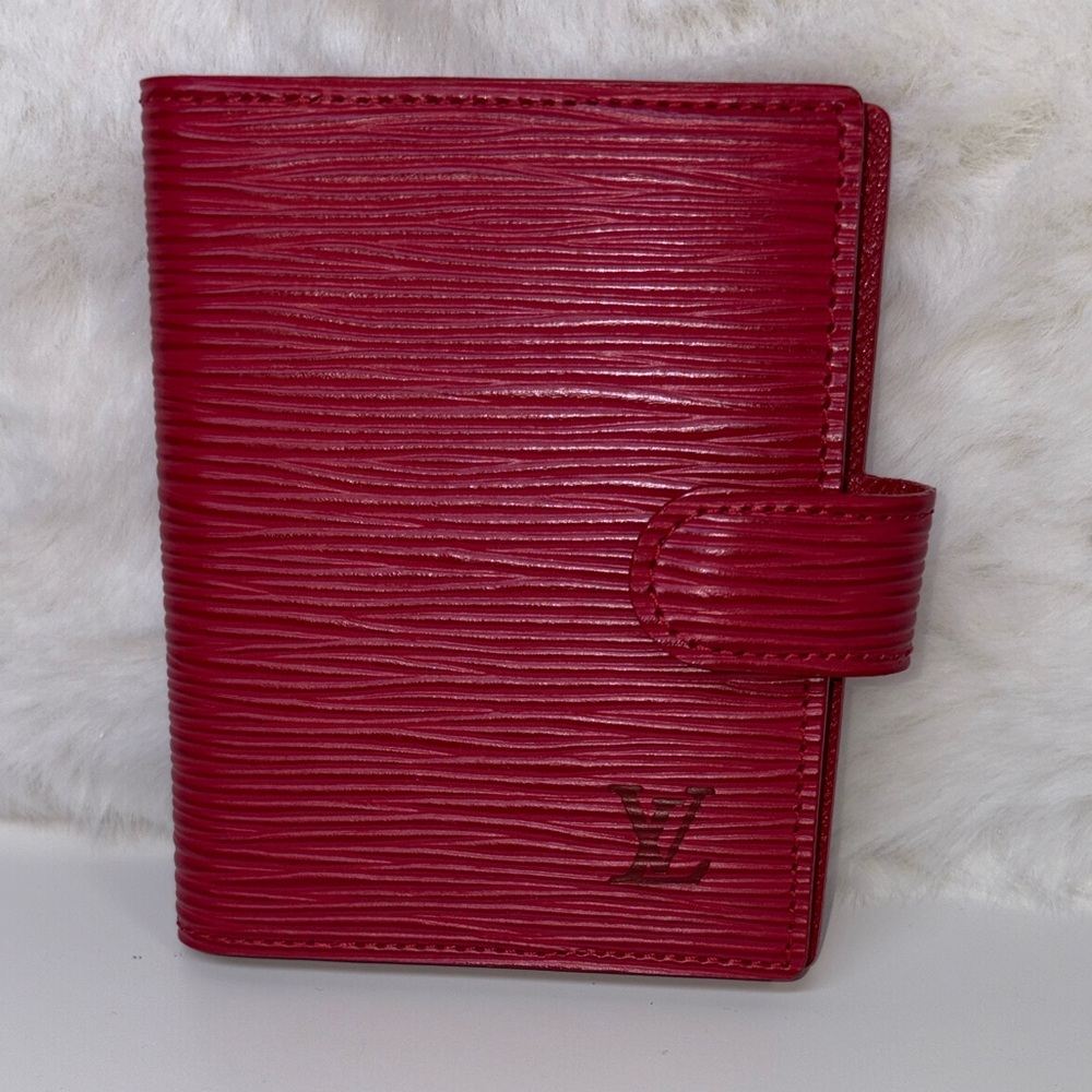 Louis Vuitton Red Epi Card Case